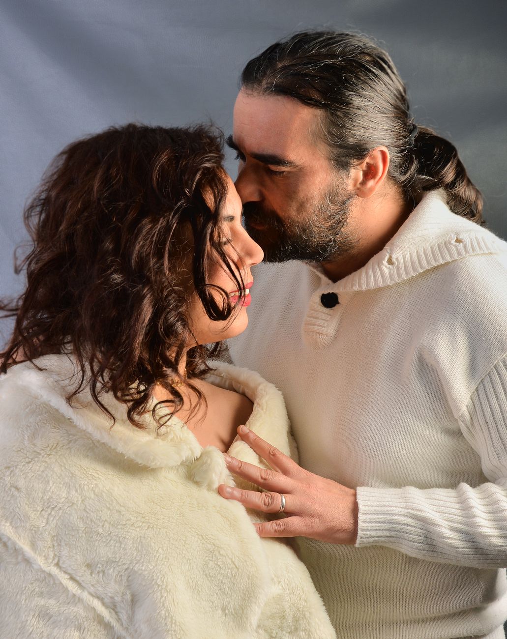 Couple enlacé