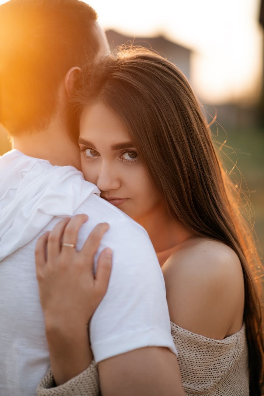 Couple enlacé